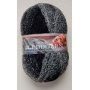 Viking garn Pleddgarn 350 g Svart/Gr (712)