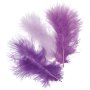 Fj�drar i blandade f�rger 10 cm, 15-pack