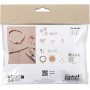 Mini DIY Kit Smycken, Halsband och armband i rosenkvarts