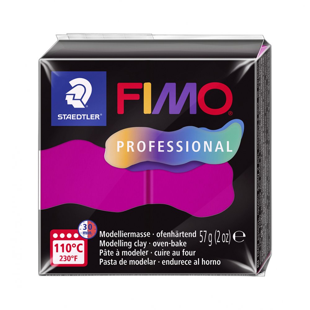 Modellervoks Fimo Professional 57 g - Ren magenta - Fimolera, Modellere, Hobbyartikler til børn, Hobbymateriale, Håndværk