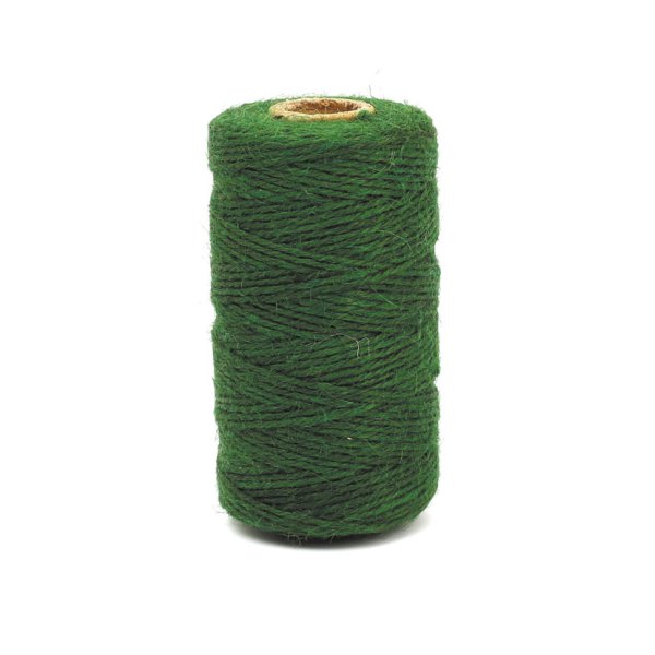 Grön jutesnöre 2 mm x 100 m Grön jutesnöre 2 mm x 100 m