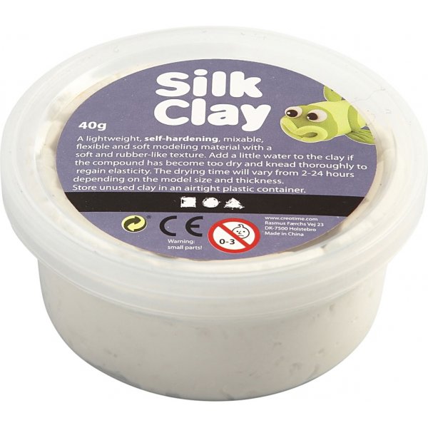 Silk Clay® - vit - 40 g Silk Clay® - vit - 40 g
