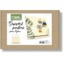 Smyckesh�llare i tr� med h�l 30 x 25 cm