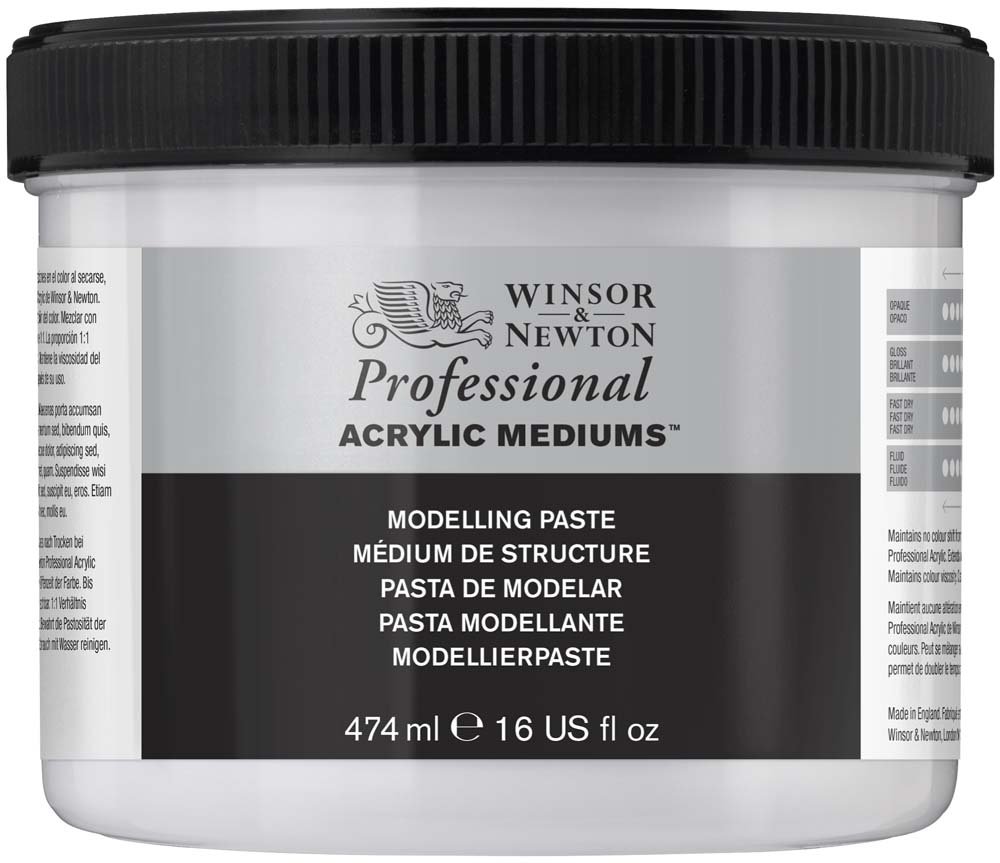 Akryl Medium W&N Professional - Modelleringspasta - 474 ml - Akrylmedier, Malemedium, Lakk & malingsmedier