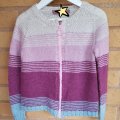 Kundbild Llama silk 50g - Ljusblå: Kofta i Llama Silk (mönster: So...