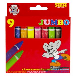 Vaxkritor Sense Jumbo - 9 kritor Vaxkritor Sense Jumbo - 9 kritor