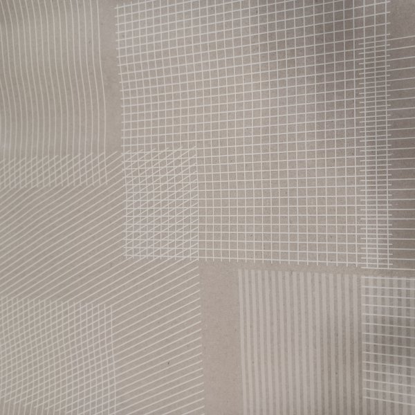 Vaxduk PVC pappbrun rutor 140 cm