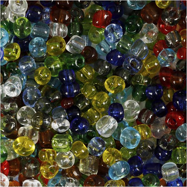 Rocaillepärlor - Blank transparent - 1000 g Rocaillepärlor - Blank transparent - 1000 g