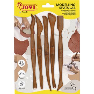 Lerverktyg - Jovi - 5-pack spatlar i plast