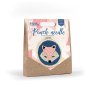 Punch needle-kit med r�vmotiv, � 20 cm