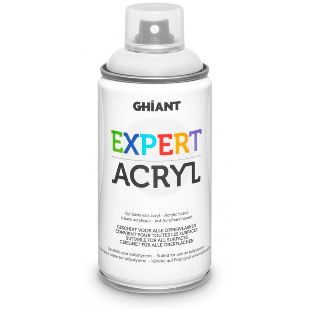Spraymaling Ghiant Acryl 300 ml - White - Spraybokser, Spraymaling, Hobbymaling