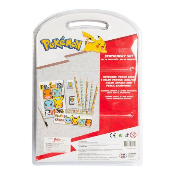 Pokemon - Skrivset med pennfodral Pokemon - Skrivset med pennfodral