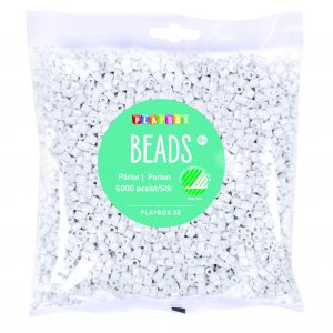 Perler 6000 stk. hvit Perler 6000 stk. hvit