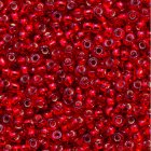 Rocaillesprlor silverlinjerade  2,6 mm - rd 500 g