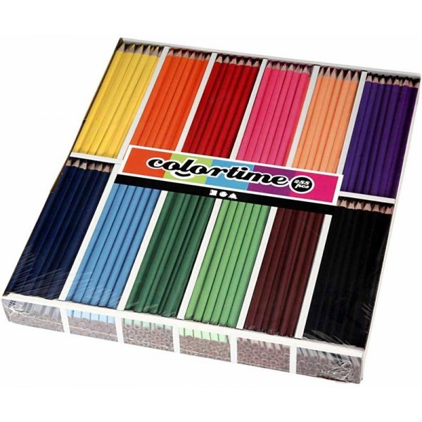 Colortime Färgblyerts - mixade färger - 12 x 24 st Colortime Färgblyerts - mixade färger - 12 x 24 st