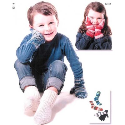 Strikkeoppskrift - hansker og sokker for hele familien