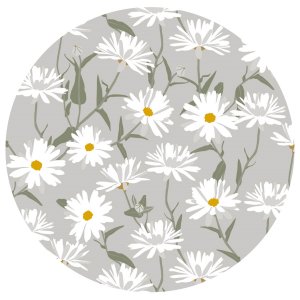 Vaxduk rund Pr�stkrage motiv - Gr�