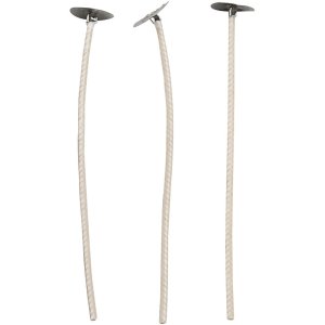 Veker til lys i beholdere 10 cm 50 stk Veker til lys i beholdere 10 cm 50 stk