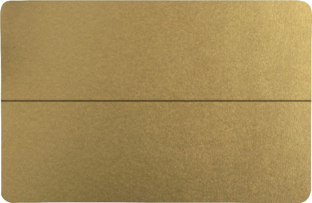 Papperix Placeringskort Dobbelt - 10-pak - Guld - Placeringskort, Kort & kuvert, Scrapbooking, Håndværk