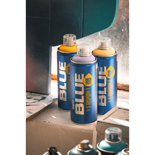 Montana BLUE sprayfärg 400 ml vattenbaserad Montana BLUE sprayfärg 400 ml vattenbaserad