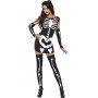 Sexigt skelett maskeraddrkt - Small