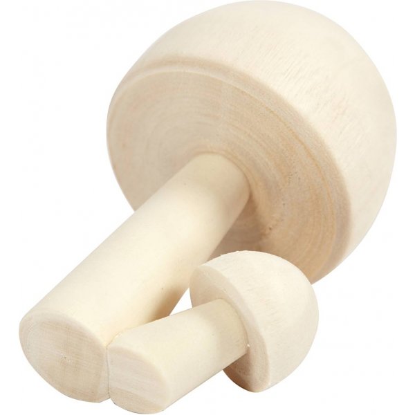 Svampar av trä - B5,5 cm - H8,5 cm Svampar av trä - B5,5 cm - H8,5 cm