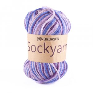 Nordaven Sockgarn - Purple Meadow