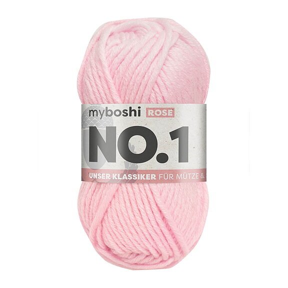 Myboshi No.1 - 50 g - Lyserød - Myboshi garn, Garn, Strikke, hækle, knytte og væve