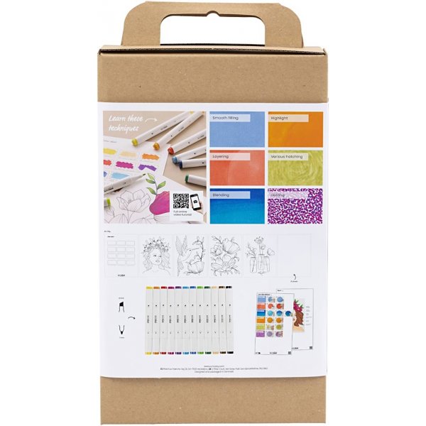 Start DIY Kit Färgläggning - Ritpenna Start DIY Kit Färgläggning - Ritpenna