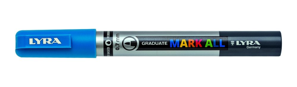 Mark All 0,7 mm Light blue - Lyra Mark All, Markers, Penne, Penne, kridt & tusch