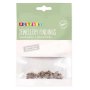 Örhänge med platta 12 mm försilvrade - 20 st Örhänge med platta 12 mm försilvrade - 20 st