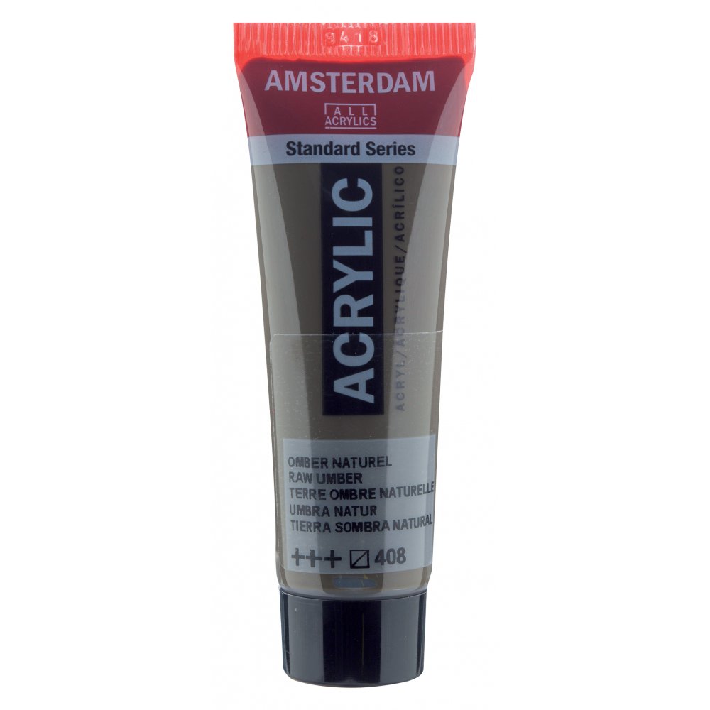 Akrylmaling Amsterdam 20 ml - Raw Umber - Akrylfarver, Kunstnerfarver