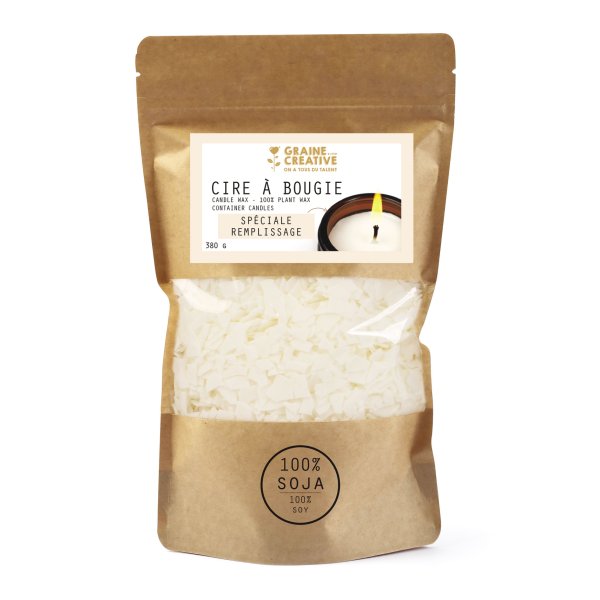 Vegetabiliskt sojavax för ljus 380 g Vegetabiliskt sojavax för ljus 380 g
