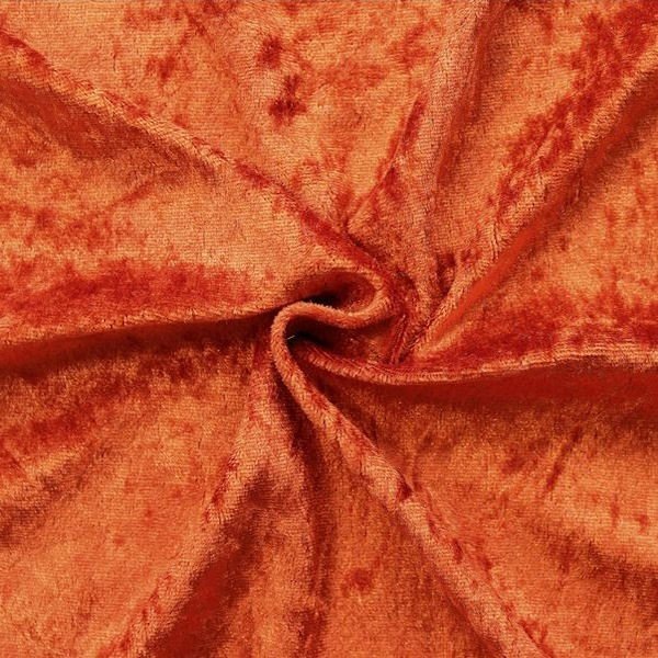 Børstet fløyel Terracotta - 145 cm - Fløyelstoff, Tekstiler