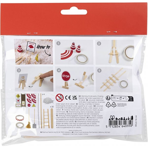 Mini DIY Kit Nissens Dörr - Byggarbete pågår Mini DIY Kit Nissens Dörr - Byggarbete pågår
