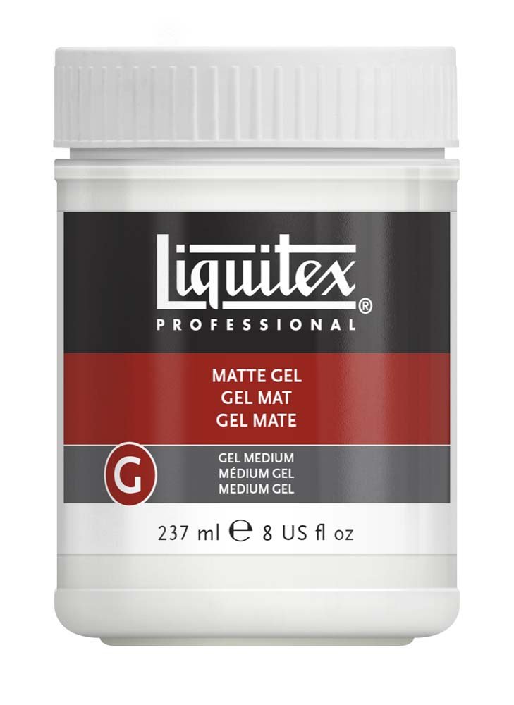 Mat Gel Liquitex 237 ml - Akrylmedier, Malermedium, Fernis og kunstner medier til kunstmaling