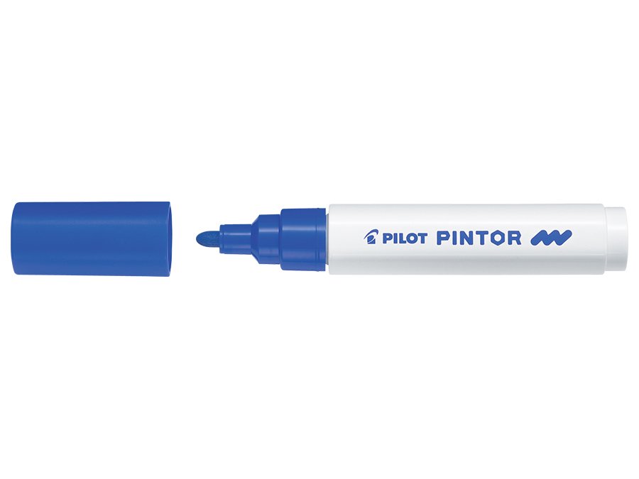 Fiberpen Pilot Pintor - (Medium) - Blå - Fiberpenne, Penne, Penne, kridt & tusch