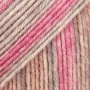 DROPS Fabel Long Print garn 50g - Rose mist (623)