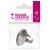 Oval ring i s�lv 18 x 25 mm