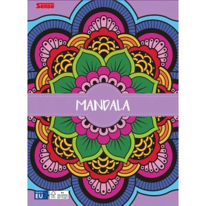 Målarbok Mandala Sense - Fria Former Målarbok Mandala Sense - Fria Former