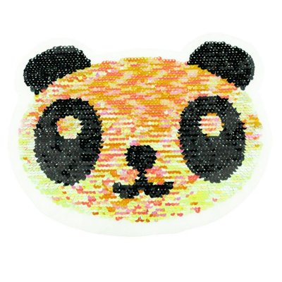Paljettmrke Vndbart - Panda Multi