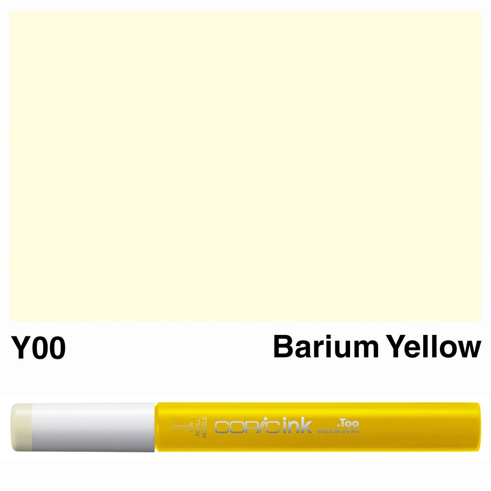 Copic Various Ink - Y00 - Barium Gul - Copic Refill blæk, Copic-penne, Markers, Penne, Penne, kridt & tusch