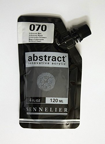 Akrylfärg Sennelier Abstract 120ml - Iridescent Black (070) - Akrylfärger, Konstnärsfärger