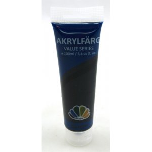 Akrylmaling sort 100ml