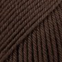 DROPS Daisy Uni Colour garn 50g - M�rk brun (35)