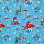 Bomullsväv - Disney - Smurfen - 140 cm