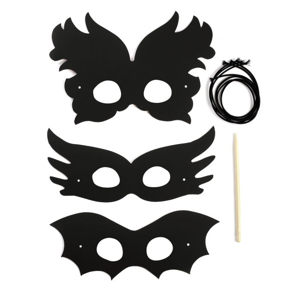 Skrapmasker för barn, 3-pack Skrapmasker för barn, 3-pack