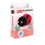Gör-det-själv-kit för nyckelpiga i pompom Gör-det-själv-kit för nyckelpiga i pompom