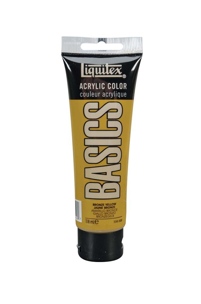 Akrylfärg Liquitex 118 ml - 530 Bronze yellow - Akrylfärger, Konstnärsfärger
