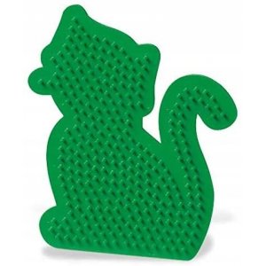 Pärlplatta katt 13x11,5 cm plast - SES Creative Pärlplatta katt 13x11,5 cm plast - SES Creative